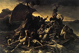 Le Radeau de la Méduse Théodore Géricault huile sur toile, 1819.