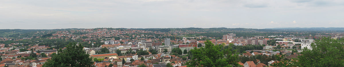 Valjevo panorámaképe