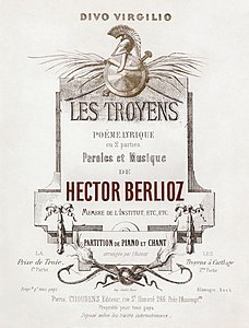 Hector Berlioz Les Troyens frontispice