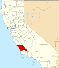 Location in the state of California