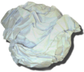 Ball of crumpled paper