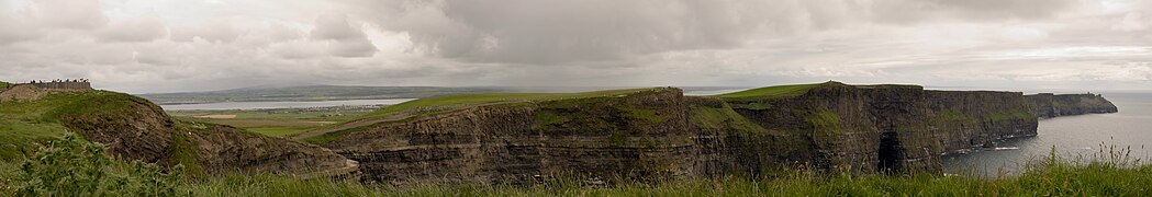 O'Brienen dorreaz gain dagoen ikuspegi panoramikoa.