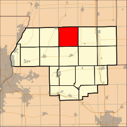 Location in Woodford County