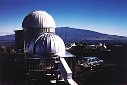 Two domes house the MLSO instruments