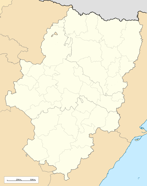 2022–23 Tercera Federación is located in Aragon