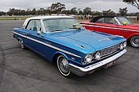 1964 Ford Fairlane 500 Sports Coupe. This example from Australia was modified to a right-hand drive model.