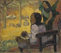 Gauguin, Bébé, ou Naissance du Christ à la tahitienne, 1896.