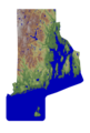 Image 4Topographic map of Rhode Island (from Rhode Island)