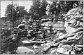 Middle Granite Quarry (Weller's Quarry), showing concentric shells of granite (c. 1895)