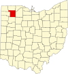 State map highlighting Henry County