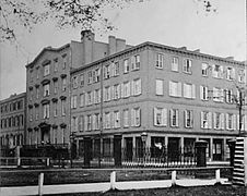 The former Screven House Hotel, which stood at the corner of Bull and Congress Streets