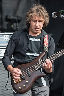 Trewavas performing with Marillion in 2016