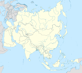 Almaty trên bản đồ Châu Á