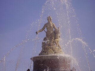 Leto in the Fountain on Herreninsel, Chiemsee.