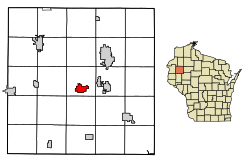 Location of Barron in Barron County, Wisconsin