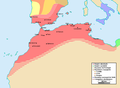 Image 3The Almohad empire at its greatest extent, c. 1180–1212 (from History of Morocco)