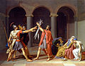 Horas Kardeşlerin Yemini, Jacques-Louis David, 1784