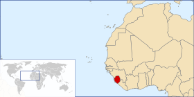 Vendndodhja - Siera Leone