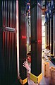 Image 9Nuclear fuel assemblies being inspected before entering a pressurized water reactor in the United States (from Nuclear power)