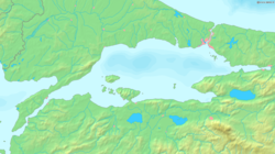 Cyzicus is located in Sea of Marmara