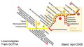 VERKEHR: Liniennetz der Straßenbahn Gotha