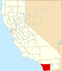 Location in California