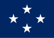 Flag of a United States Navy admiral