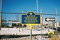 Islip Historic Society's plaque for the station on NY 111.