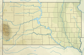 Voir sur la carte topographique du Dakota du Sud