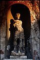 Apollo's sculpture, Palazzo Giusti Verona, Mannerism art with typical Contrapposto