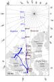 Image 29The movement of Earth's North Magnetic Pole across the Canadian arctic (from Earth's magnetic field)