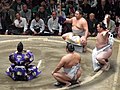 明治神宮例祭奉祝 奉納70回全日本力士選士権大会 横綱土俵入り（2011年10月3日撮影）