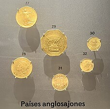 Gold bullion coins from various Anglosphere nations