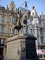 Statue équestre représentant Josip Jelačić (Zagreb).