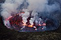 Image 16Lava lake at Mount Nyiragongo in the Democratic Republic of the Congo (from Volcanogenic lake)