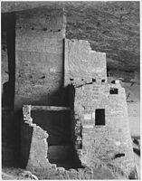 Cliff Palace, národní park Mesa Verde, 1941