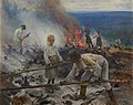 Image 2Eero Järnefelt, Burning the Brushwood, 1893 (from History of Finland)