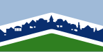 Flag of Chapel Hill, North Carolina, USA