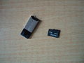 Micro SD Card Adapter and Card