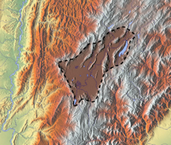 Pacho Formation is located in the Bogotá savanna