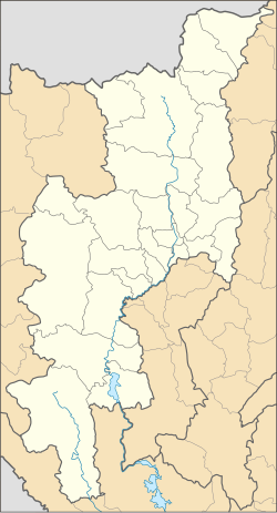 แผนที่แสดงที่ตั้งเขตรักษาพันธุ์สัตว์ป่าเชียงดาว