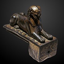 Sphinx en bronze de Thoutmôsis III, XVIIIe dynastie