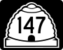 State Route 147 marker