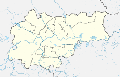 Mapa konturowa Krakowa