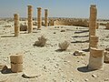 Remains of a Byzantine church at Nizana, Israel.