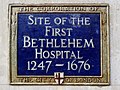 Plaque commemorating the site, previously named "Bethlehem' before now "Bethlem"