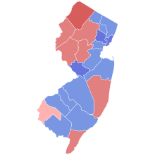 1988 United States Senate election in New Jersey results map by county.svg