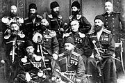 Abkhaz and Georgian generals wearing Chokha