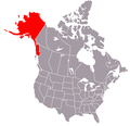 Location map in Northern America