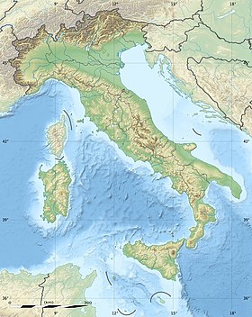 Palermo na zemljovidu Italije